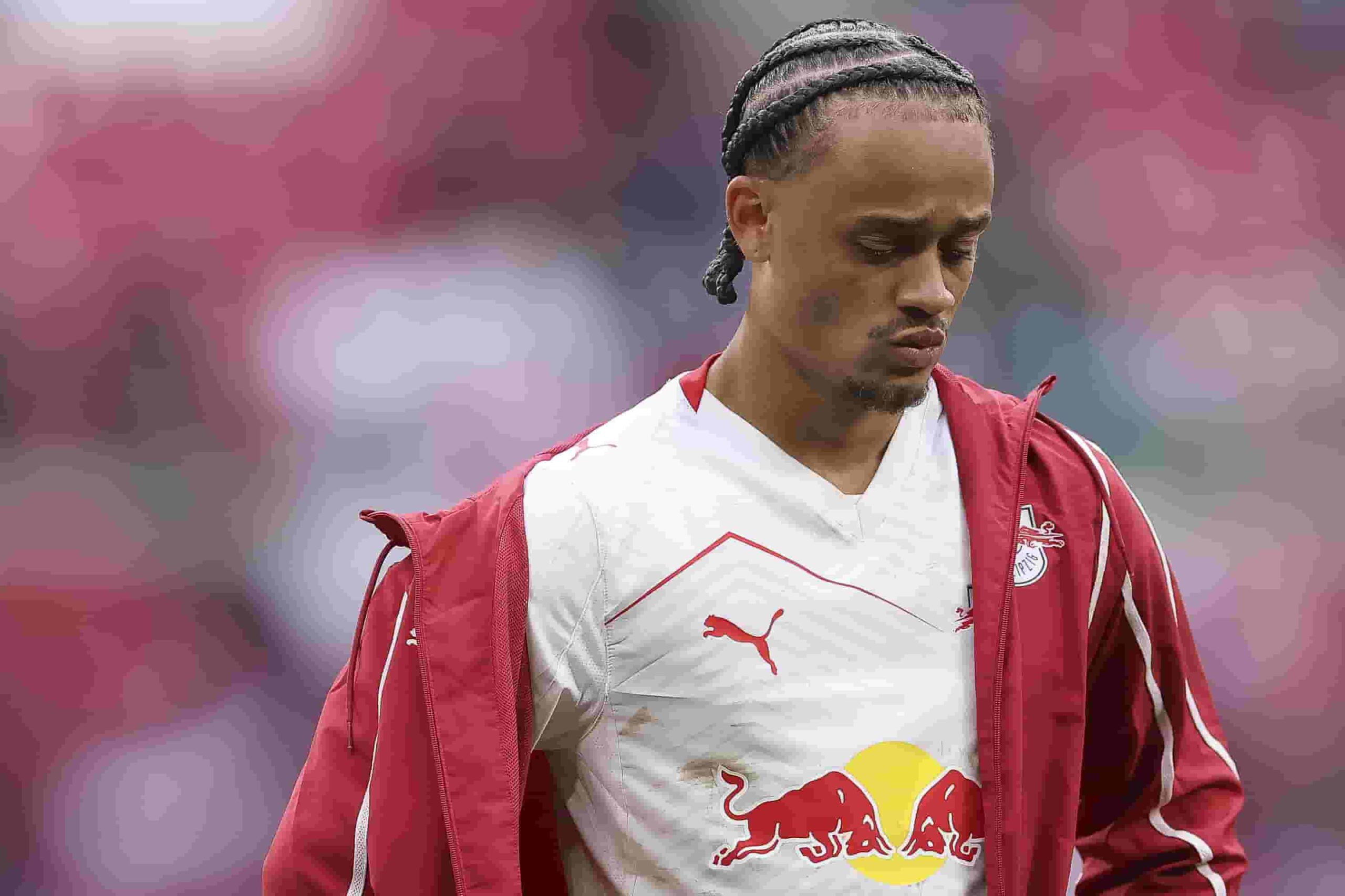 Xavi Simons en carpeta de Bayern. Foto: Getty Images.