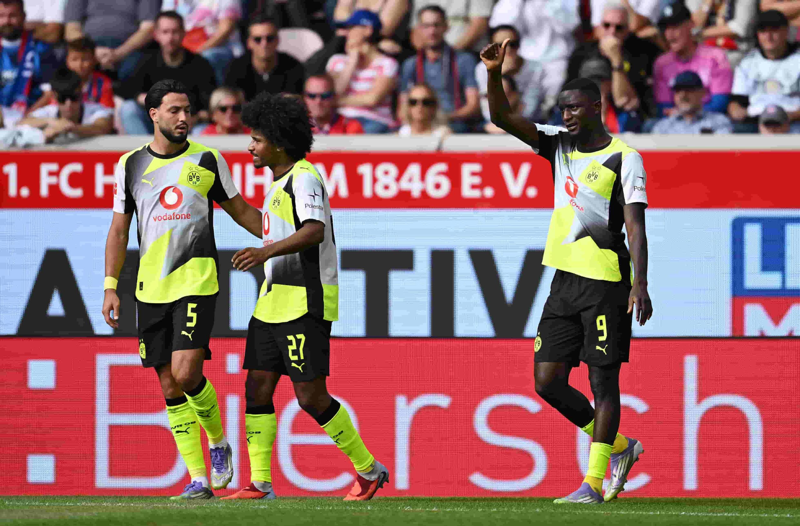 Dortmund venció a Heidenheim. Foto: Getty Images.