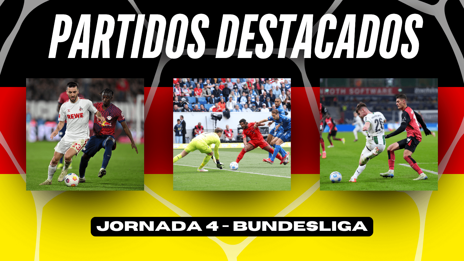 Cuarta jornada Bundesliga. Fotos: Getty Images.