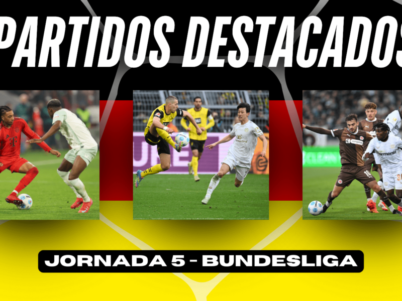 Quinta jornada de Bundesliga. Fotos: Getty Images.