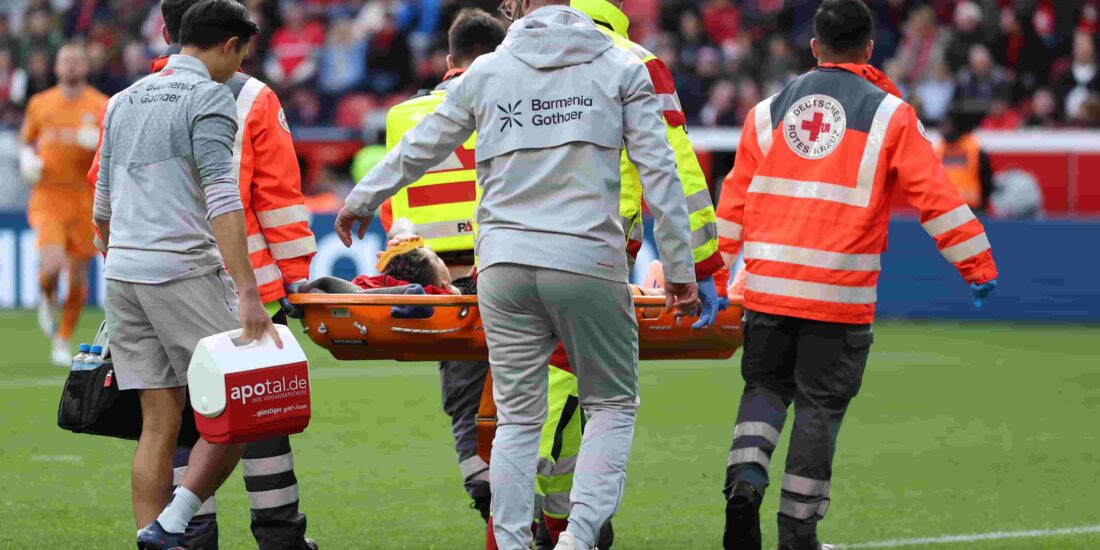 Grimaldo lesionado. Foto: Getty Images.