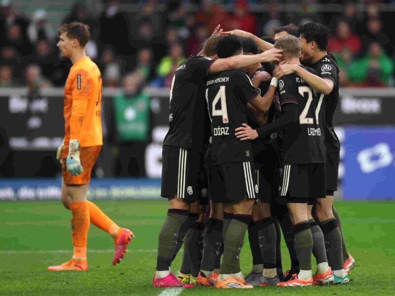 Bayern goleó al Gladbach. Foto: Getty Images.