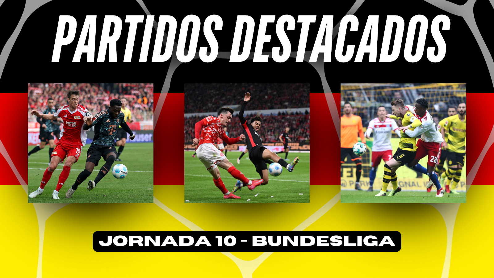 La décima jornada de Bundesliga. Fotos: Getty Images.
